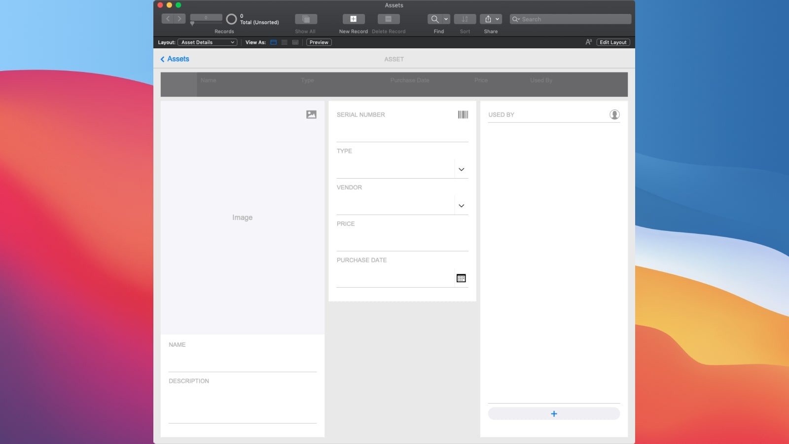 FileMaker Pro screenshot 3